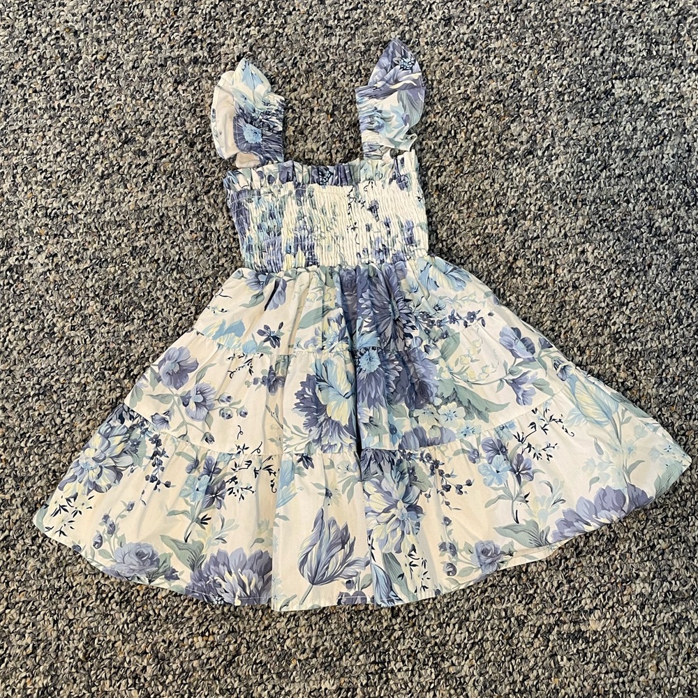 Edited Pieces Light Blue Floral Dress 2T